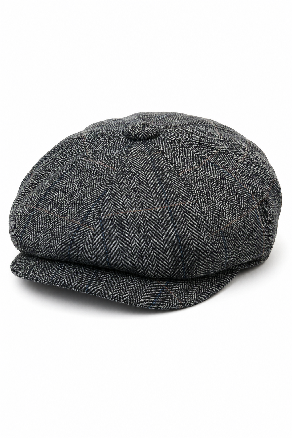 Cappellino da uomo Peaky Blinders in tweed a quadri