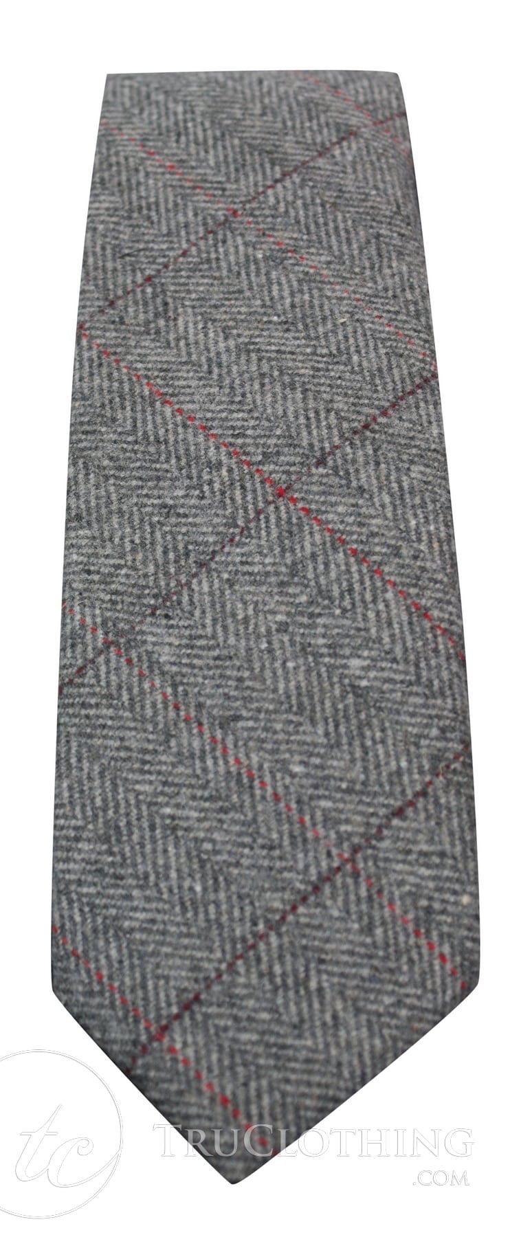 Mens Tweed Herringbone Textured Marc Darcy Ties Classic Vintage Retro Deon