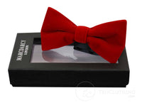 Mens Tweed Marc Darcy Bow Ties Vintage Retro Velvet