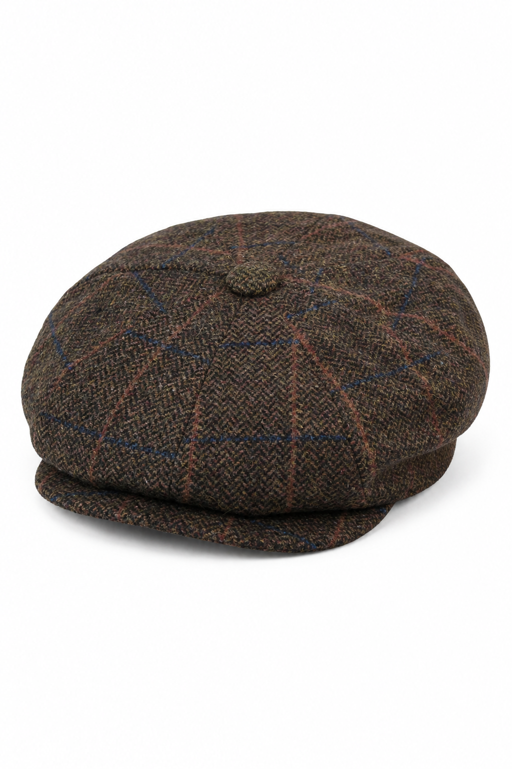 Cappello da uomo vintage in tweed Peaky Blinders