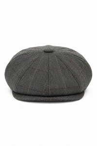 Cappello da uomo vintage in tweed Peaky Blinders