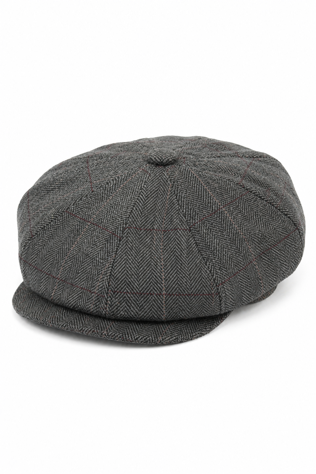 Cappello da uomo vintage in tweed Peaky Blinders
