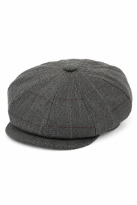 Cappello da uomo vintage in tweed Peaky Blinders