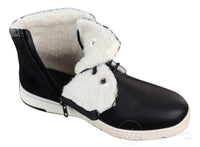 Mens Winter PU Leather Boots