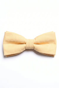 Papillon da uomo giallo a doppio strato