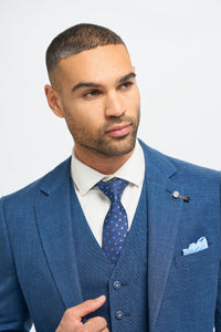 Miami - Blazer da uomo blu da sposa