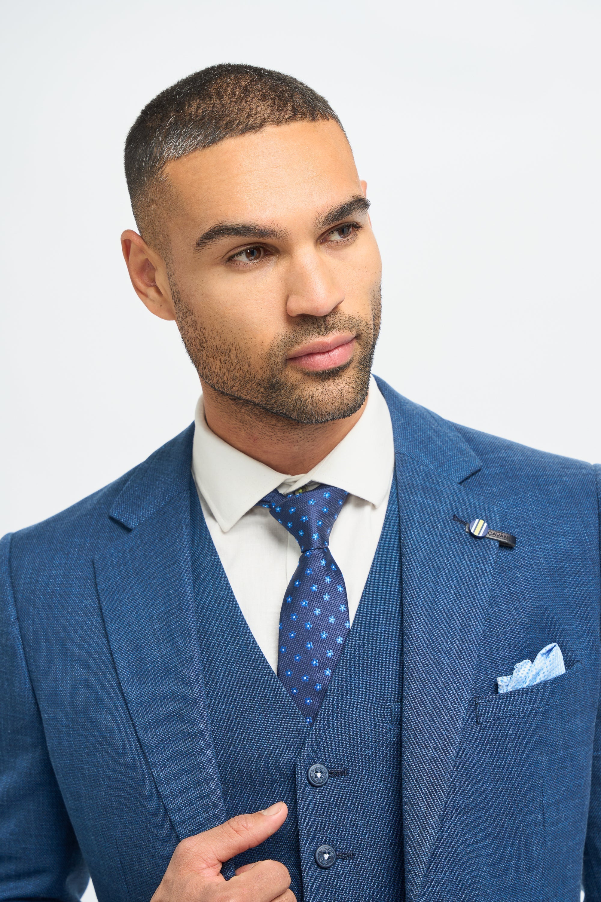 Miami - Blazer da uomo blu da sposa