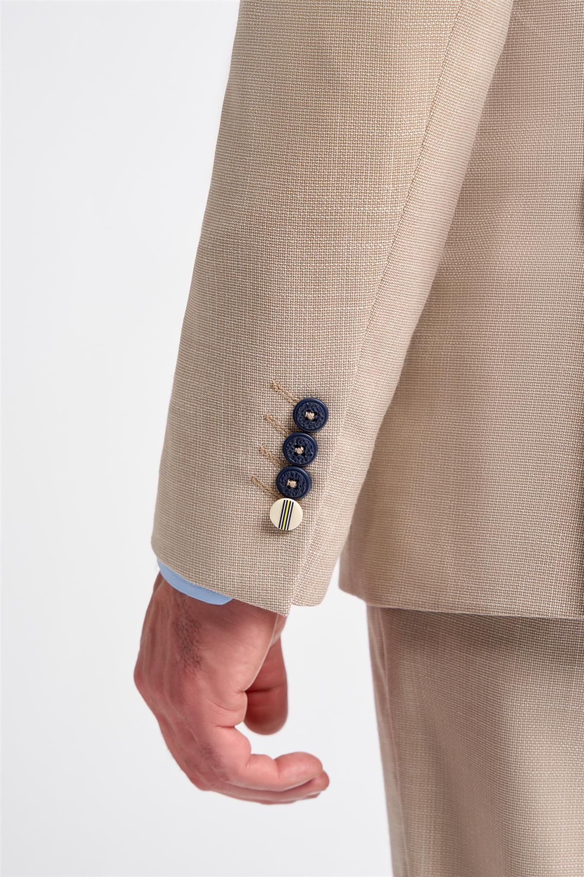 Miami - Blazer beige da uomo per matrimonio
