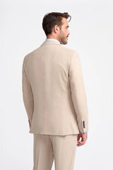 Miami - Blazer beige da uomo per matrimonio