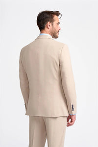 Miami - Blazer beige da uomo per matrimonio