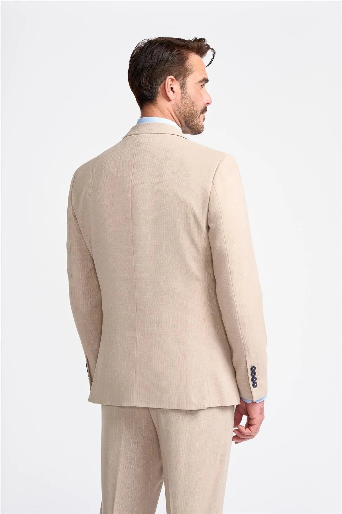 Miami - Blazer beige da uomo per matrimonio