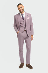 Miami - Blazer estivo slim fit rosa da uomo
