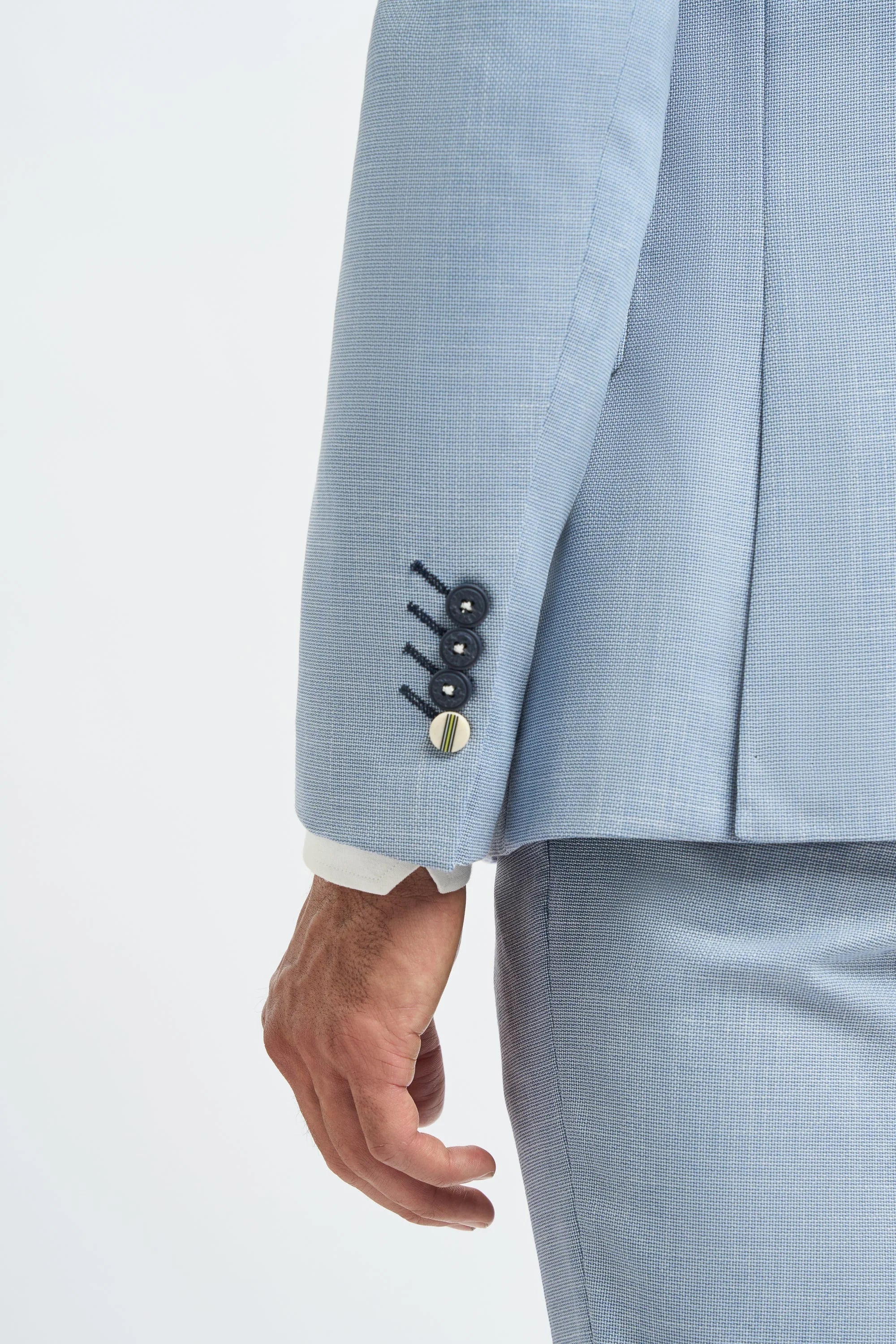 Miami - Blazer estivo azzurro chiaro da uomo