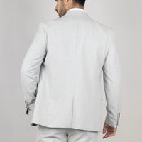 Miller - Men's Grey Checked Plaid Tailored Fit 3 Piece Suit