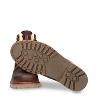 P03 Aviator C23 - Stivaletti da uomo in pelle marrone impermeabile