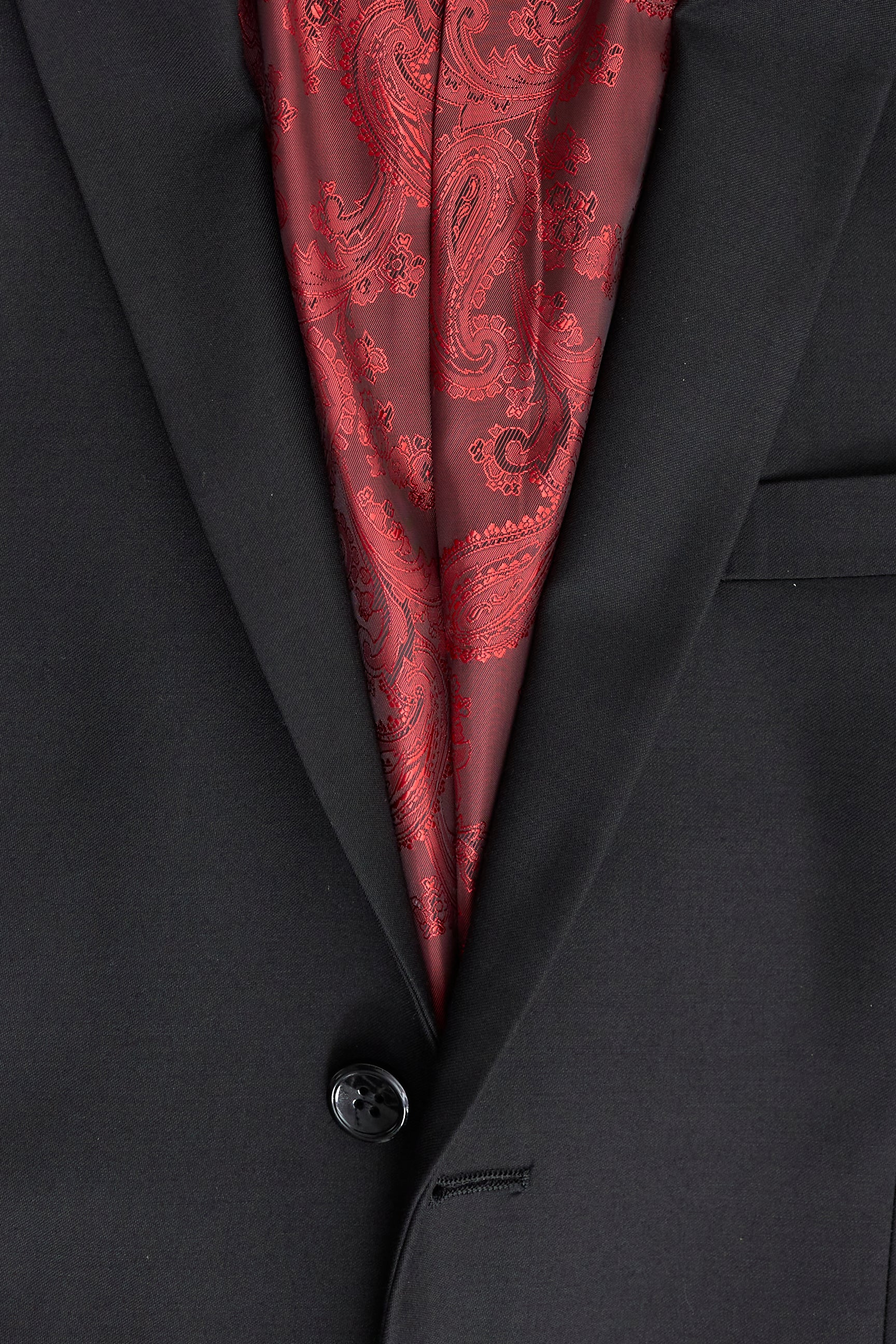 Paul Andrew Parker - Completo da uomo 3 pezzi nero su misura, classico, da uomo, per lutto e funerale