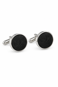Set regalo cravatta nera con motivo Paisley, fazzoletto da taschino, gemelli in raso floreale