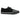 Scarpe da ginnastica a punta Creeper, scarpe con plateau in camoscio bianco e nero