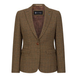 Ralph - Blazer su misura in tweed marrone da donna