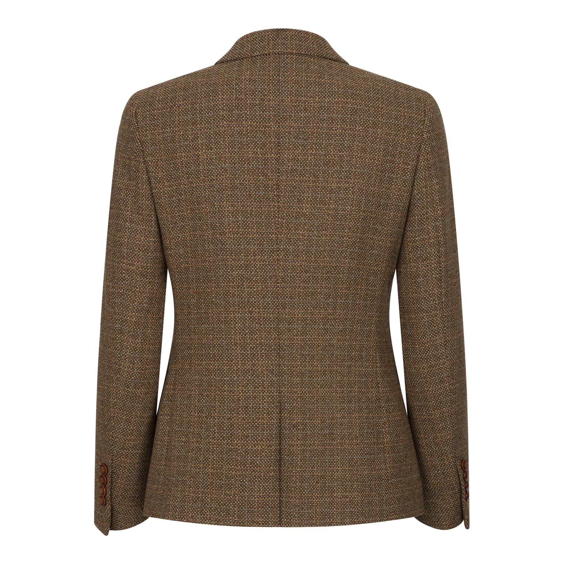 Ralph - Blazer su misura in tweed marrone da donna