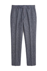 Ralph - Pantaloni in tweed blu navy da uomo