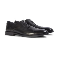 Regent - Scarpe Derby da uomo in pelle nera lucida