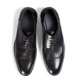 Regent - Scarpe Derby da uomo in pelle nera lucida
