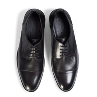 Regent - Scarpe Derby da uomo in pelle nera lucida