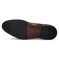 Regent - Scarpe Derby da uomo in pelle marrone scuro lucida