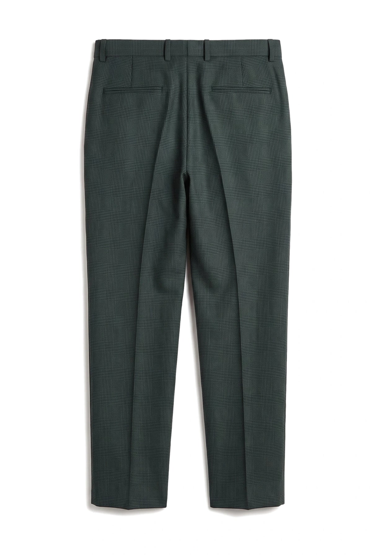 Regent - Pantaloni a quadri verdi da uomo