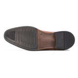 Regent - Scarpe Derby da uomo in pelle marrone chiaro lucida