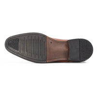 Regent - Scarpe Derby da uomo in pelle marrone chiaro lucida