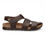 Stanley C1 - Sandali da uomo in pelle marrone scuro impermeabili