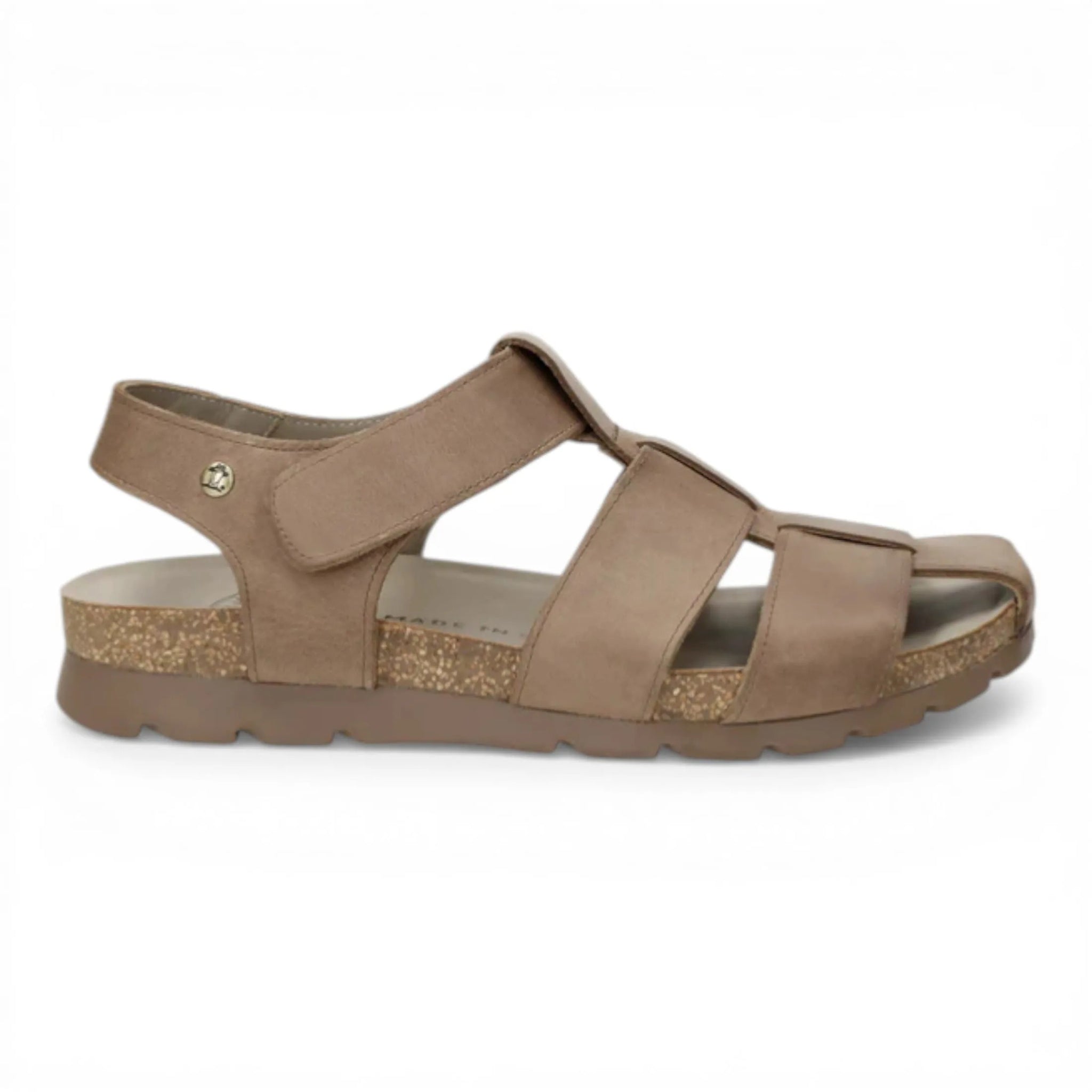 Stanley C8 - Sandali da uomo in pelle color tortora impermeabili