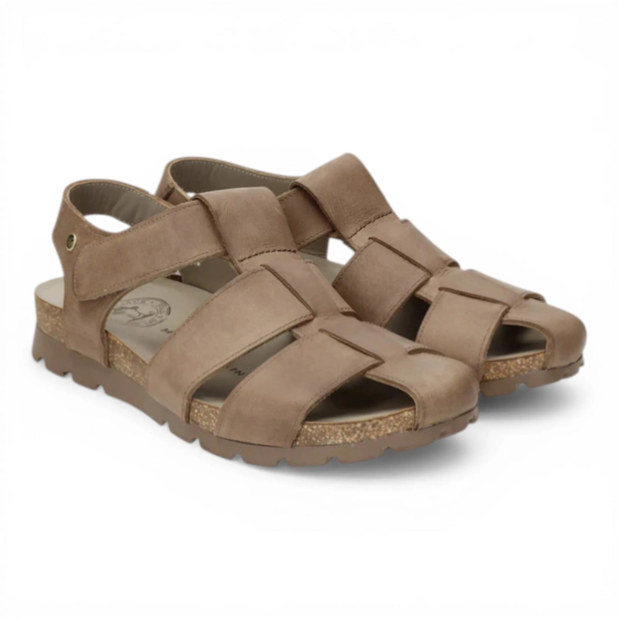 Stanley C8 - Sandali da uomo in pelle color tortora impermeabili