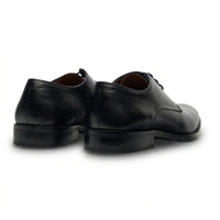 Taylor - Scarpe Derby classiche da uomo in pelle nera con lacci