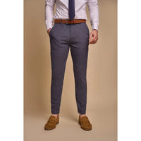 Tokyo - Men's Navy Blue 2 Piece Double Breasted Suit