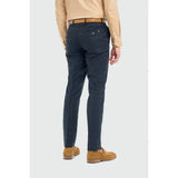 Torino - Pantaloni formali a quadri blu navy da uomo