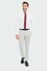 Tropez - Pantaloni formali grigi da uomo
