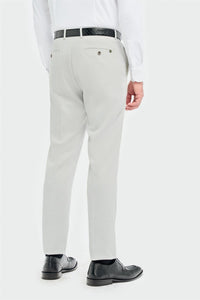 Tropez - Pantaloni formali grigi da uomo