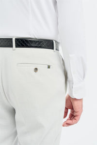 Tropez - Pantaloni formali grigi da uomo
