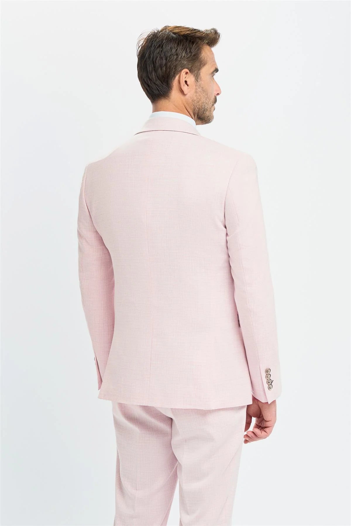 Tropez - Blazer rosa su misura da uomo