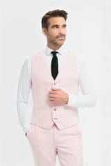 Tropez - Gilet rosa da uomo