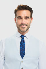 Tropez - Gilet da uomo azzurro cielo