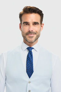 Tropez - Gilet da uomo azzurro cielo