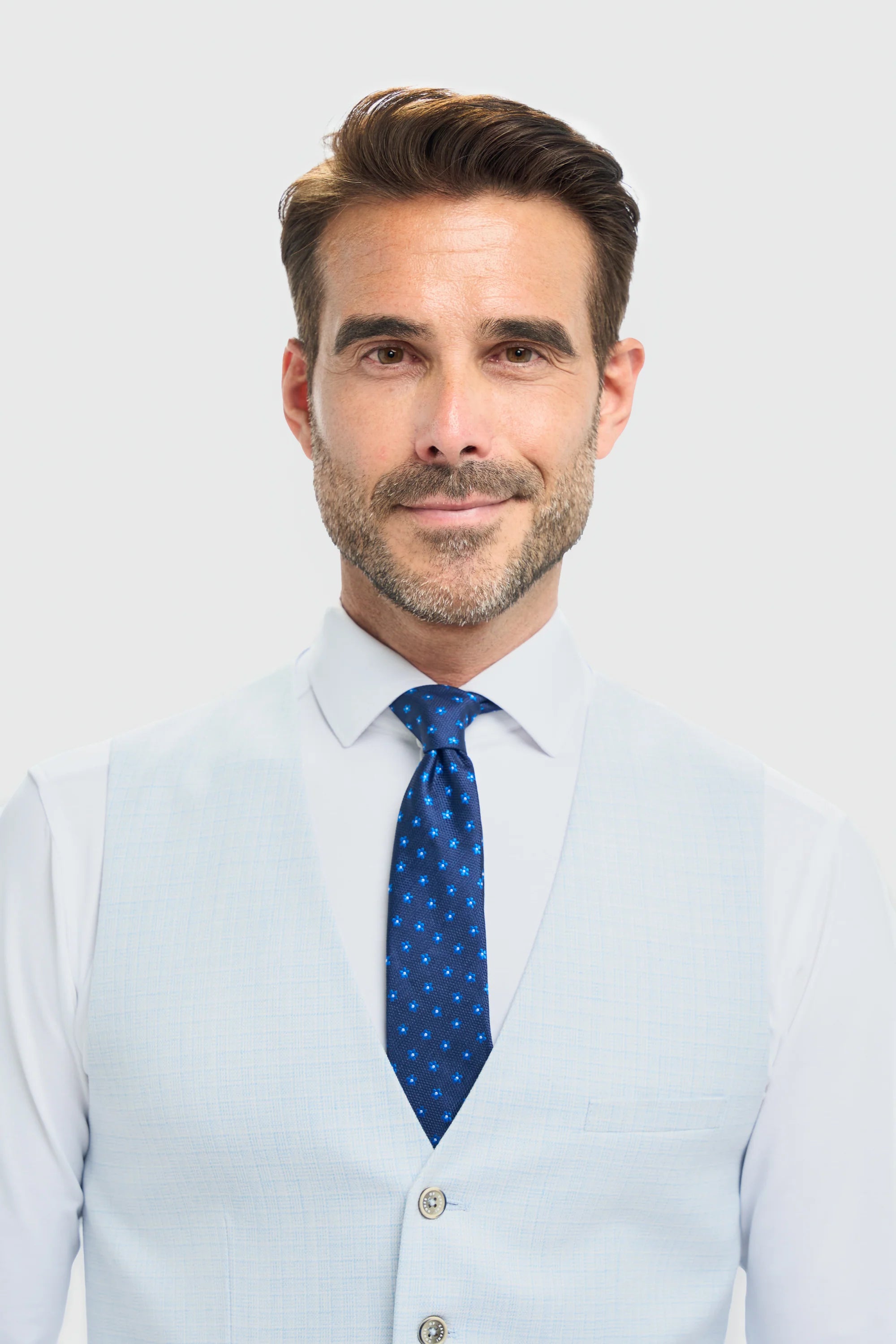 Tropez - Gilet da uomo azzurro cielo