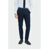 Tropez - Pantaloni formali da uomo blu navy
