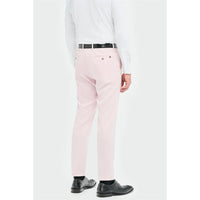 Tropez - Pantaloni formali rosa da uomo