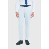 Tropez - Pantaloni formali da uomo blu cielo