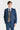 Abito Viceroy Navy con gilet a contrasto in tweed Harris Brown.